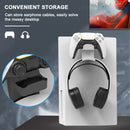 For PS5 Game Controller Charging Dock Hanging Dual Charger Stand (White) Newly