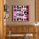 DIY Diamond Painting Kits Full Round Drill Home is Cat Are Home Decoration Gifts