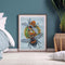 Bee 5D DIY Part Drill Crystal Diamond Painting Rhinestone Animal Drawing 30x40cm