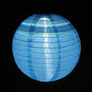 Waterproof LED Solar Cloth Chinese Lantern Festival Hanging Lamp (Blue) Newly