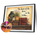 5D Diamond Painting Full Round Drill Kitchen Picture of Rhinestone