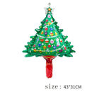 Christmas Tree decoration socks Aluminum Film Christmas Tree Balloon Snowman