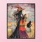 3 Strands DIY Full Embroidery Witch Stamped Cross Stitch for Home Decor Gifts