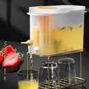 3.9 L Cold Kettle with Faucet & Filter Net Inside Drink Dispenser (Yellow) Newly