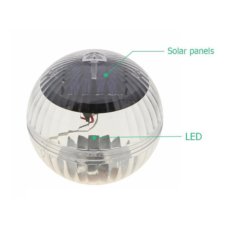 Magic Ball Solar Floating Light Waterproof Outdoor Pool Pond Decor (Warm)