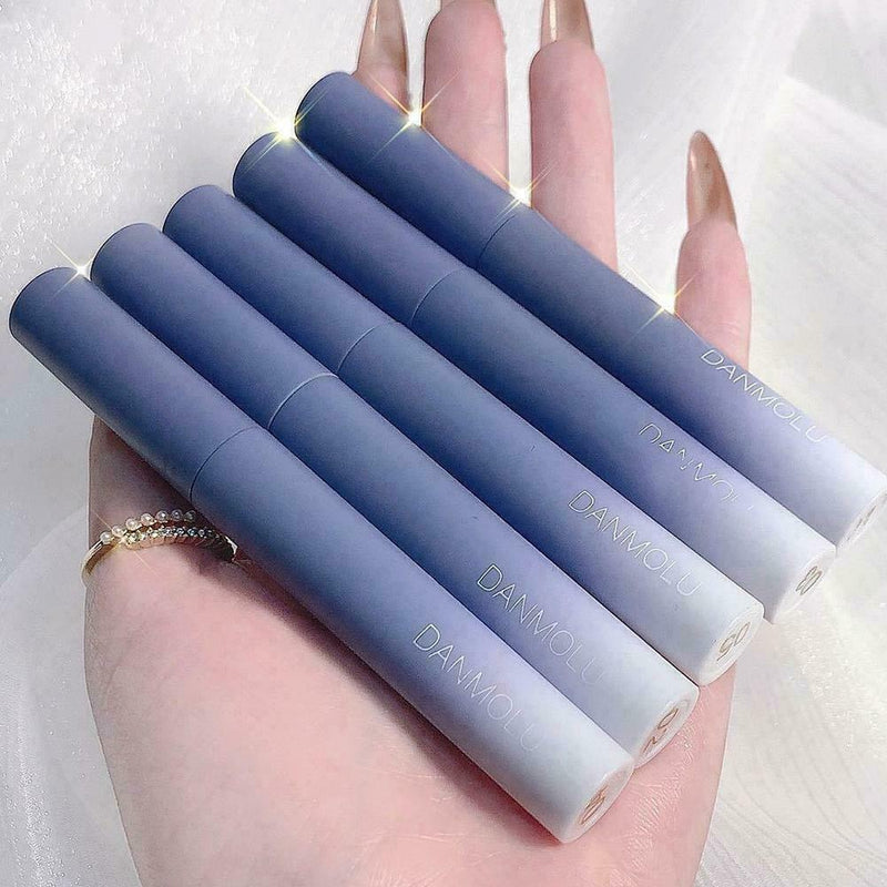 5PC Lip Gloss Set Matte Velvet Non-Fading Lipstick Lip Long-Lasting Balm O6Q8