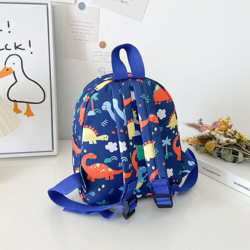 #A Children Cartoon Dinosaur Backpack Kindergarten Preschool Toddler Boys Ruck