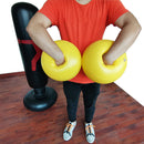 1 Pair Adults Inflatable Punching Boxing Gloves Workout Fitness Glove (A)