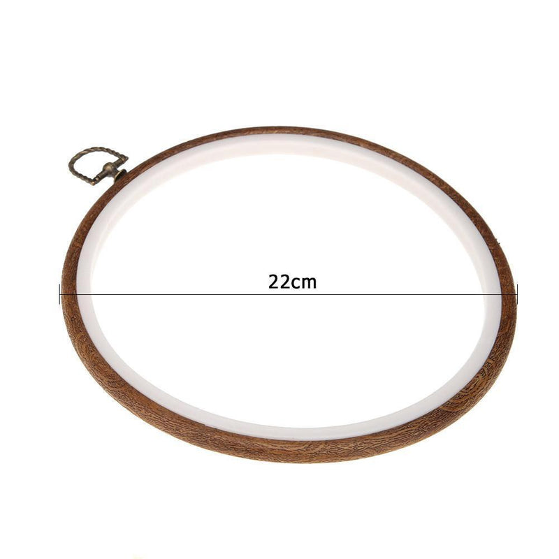 Plastic Frame Embroidery Hoop Ring Circle Round Loop for Cross Stitch (22cm