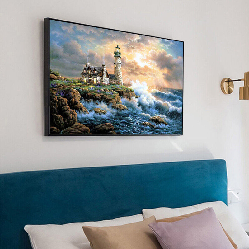 Oil Paint By Numbers Landscape Coloring Picture Drawing