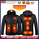 Electric Hooded Jacket Hooded Winter Thermal Jackets Windproof Warm Mens Clothes