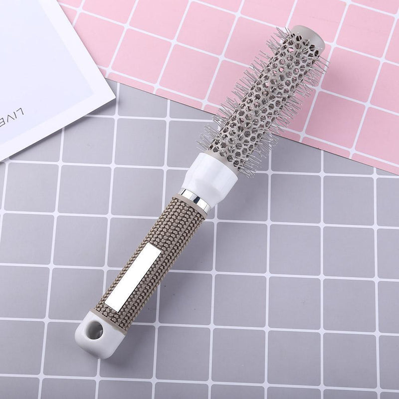 Pro Hair Brush High Temperature Resistant Ceramic Iron Round Comb (25mm)