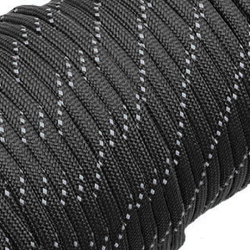50m 7 Strands Paracord Parachute Cord Outdoor Camping Reflective Climbing Rop