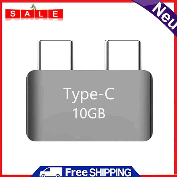 10Gbps Dual Type-C Short Extender USB Male to Female Extension Adapter Connector
