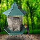 Plastic Waterproof Hanging Wild Bird Feeder Feeding Garden Yard Outdoor hot.