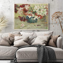 Lily Flower Oil Canvas Picture DIY Paint By Numbers Kit Hand Painted Home Decor