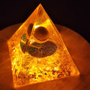 Orgone Pyramid Handmade Healing Crystal Reiki Energy Generator Orgonite Ornament
