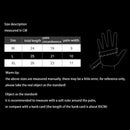 Fleece Ski Gloves Touch Screen Waterproof Warm Riding Mittens (Black 2XL) Newly