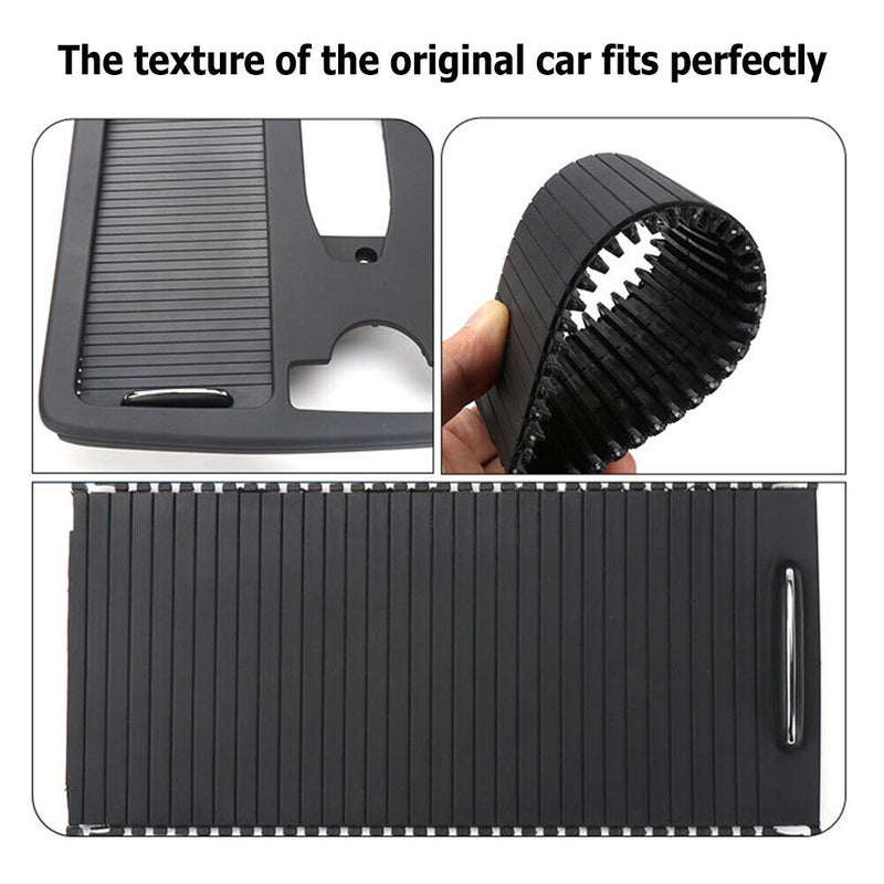 Cup Holder Sliding Cover for Mercedes C-class W204 Car Accessories (Black) Newly