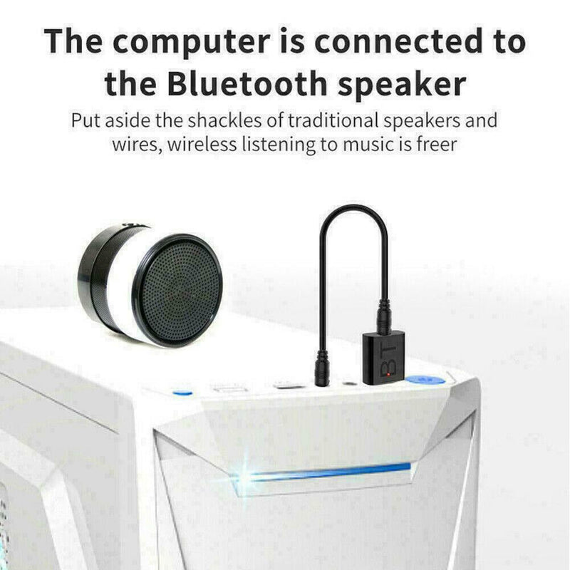 USB Wireles Bluetooth 5.0 Receiver Music Speakers 3.5mm V1Y9 Stereo Adapter D9B0