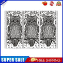 Waterproof Self-adhesive Stickers Camping Lamp Flashlight Decals (E Owl)