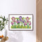 Partial Embroidery 14CT Cross Stitch Beautiful Iris Needlework Kit for DIY