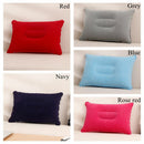 Car Travel Flocking Cushion Square Inflatable Air Pillow Hiking Camping Rest