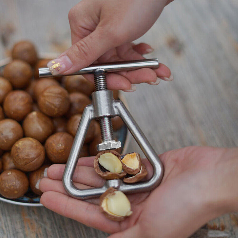 Metal Walnut Clip Peeler Household Macadamia Dried Fruit Opener Nutcracker