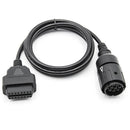 Scanner Cable OBD2 Diagnostic Cable 10PIN TO 16PIN Cable Stable Characteristic