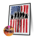 5D DIY Full Round Drill Diamond Painting independence Day