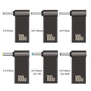 10PCS PD Type-C Female to DC Male Jack Plug Converter for Dell 19.5V
