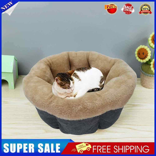 Cute Cake Shaped Cat Kennel Anti Slip Plush Cat Dog Bed Comfortable Pet Produ