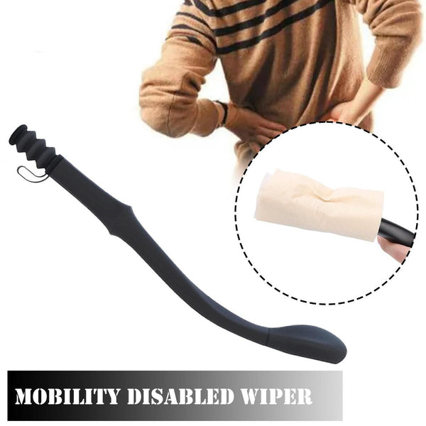 Anti-slip Long Reach Toilet Paper Wiping Aid Self Wipe Tool Wiper`