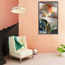 5D DIY Diamond Painting Golden Lotus Full Square Drill Picture Home Decoration