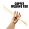 10pcs Low Temperature Simple Brass Welding Rods Electrodes Easy Melt Weld Bar