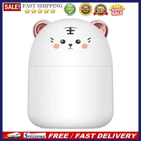 USB Mini Air Humidifier Cute Aroma Diffuser with Night Light USB Mute Purifie