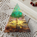Crystal Energy Generator Orgone Pyramid Spiritual Heal Orgonite Stone (E) Newly