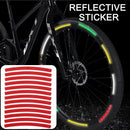 #A Mountain Bike Wheel Hub Reflective Stickers Luminous Bicycle Tire Rim Decals