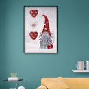 5D Diamond Painting DIY Rhinestone Special Shaped Love Heart Gnome Pictures K