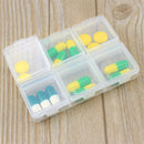 Home Plastic Case Storage Tablet Container 6-day Medicine Holder Pill Boxes