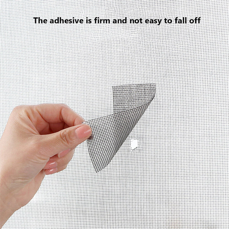 10cmx2m Screen Repair Tape Window Door Patch Self-Adhesive Mosquito Netting