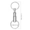 Disassemble Double Ring Key Ring Separate Child-mother Buckle Keychain