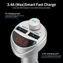 Car Charger FM Transmitter Dual USB Bluetooth-Compatible Audio MP3 Player Newly