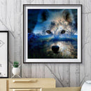 5D Diamond Painting Tree Wolf Shadow Full Round Drill DIY Wall Art Crafts Gifts