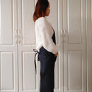Unisex Hanging Neck Hotel Restaurant Cafe Barber Shop Bakery Waiter Denim Apron