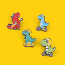 Student Gifts Animal Dinosaur Brooch Enamel Pin Badge Denim Jackets Lapel Pin