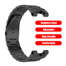 Stainless Steel Watch Strap for Amazfit T-Rex Pro/Amazfit T-Rex (Black) Newly