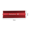 Solid State Hard Drive NVME Heat Sink Hard Disk Aluminum Radiator (Red)