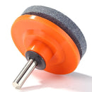 Universal Sharpening Drill Lawnmower Faster Blade Garden Sharpener (Orange)