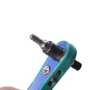 17pcs Combination Hand Tool Ratchet Wrench Socket Torx Screwdriver Bit Set